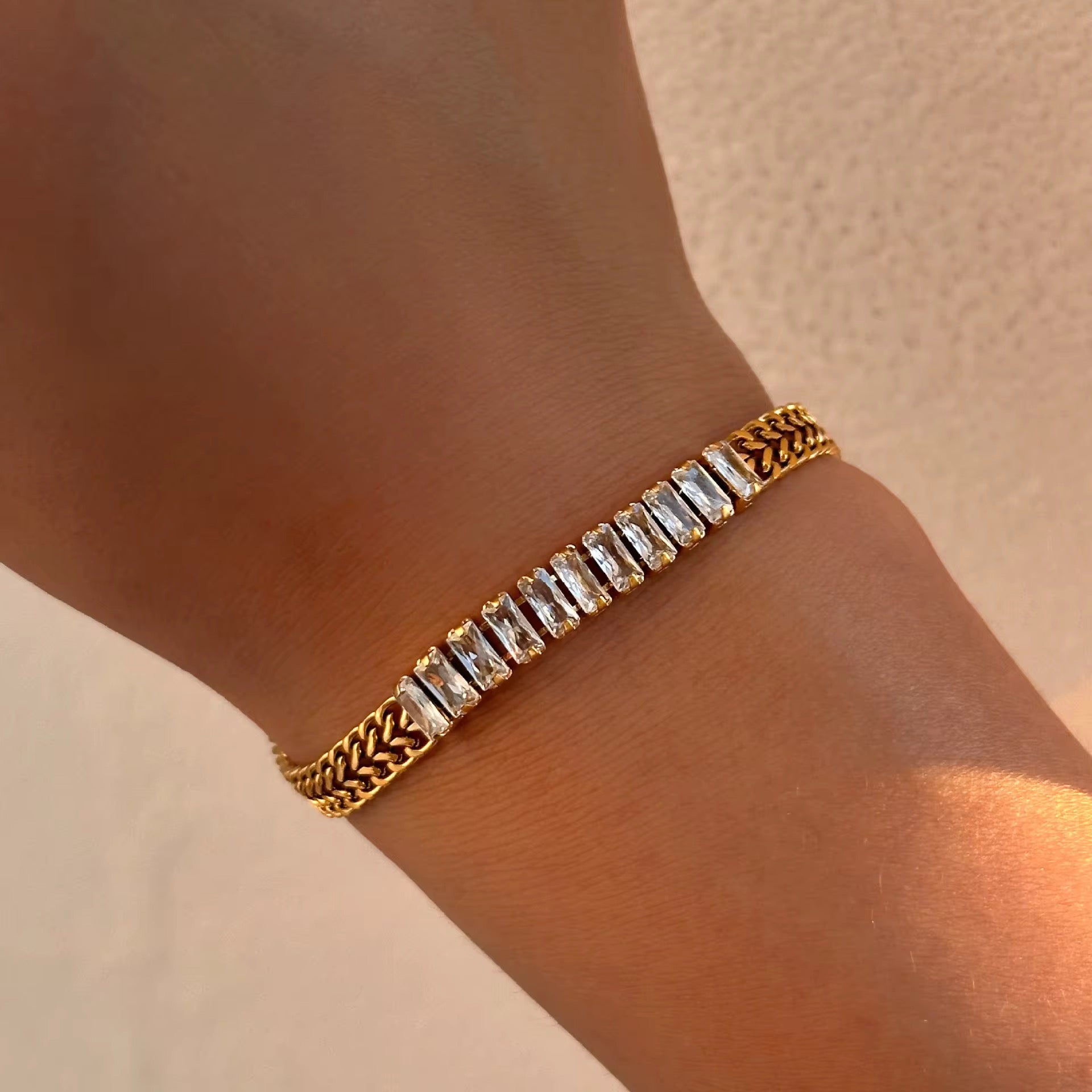 Braided Glamour Bracelet