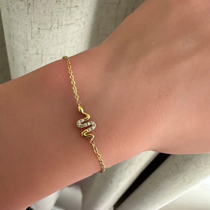 Dainty Snake Bracelet
